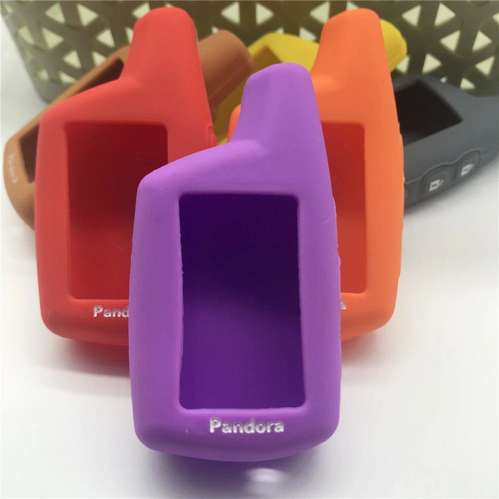 OemField Silicone Cover Case Keychain Holder Bag Shell Skin for Pandora DXL3000 Two Way Car Alarm System LCD Remote Controller | Автомобили