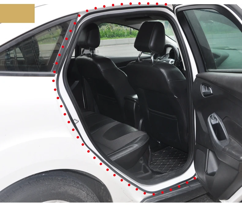 Lsrtw2017 ПВХ автомобильная дверь окно уплотнительные полосы для opel astra h J Insignia Mokka corsa vectra c