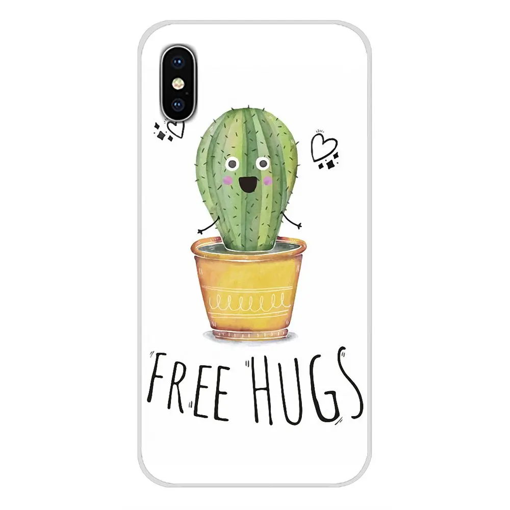 Accessories Phone Shell Covers For Samsung Galaxy J1 J2 J3 J4 J5 J6 J7 J8 Plus 2018 Prime 2015 2016 2017 Funny Cartoon Cactus | Мобильные