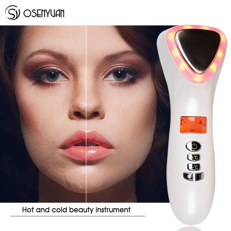 

Ultrasonic Cryotherapy LED Hot Cold Hammer Facial Lifting Vibration Massager Face Body Spa Import Export Beauty Salon Machine