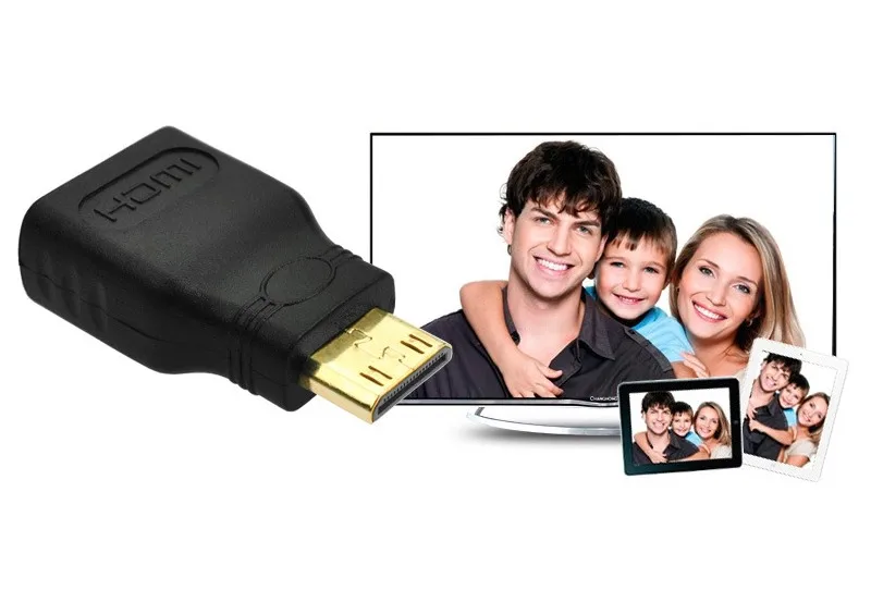 1/2/5 шт Позолоченные 1080P Мини разъём HDMI папа Стандартный HDMI типа «мама»; расширение адаптера Гнездовой разъем на обоих концах для подключения внешних устройств к F-M конвертер мультимедийного интерфейса высокой четкости