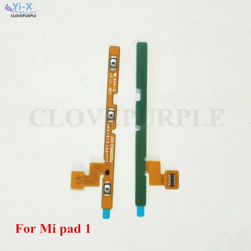 

10PCS/Lot for Xiaomi Pad 1 MiPad 1 Power Volume Button Flex Cable Power On Off Volume Up Down Connector Replacement Parts