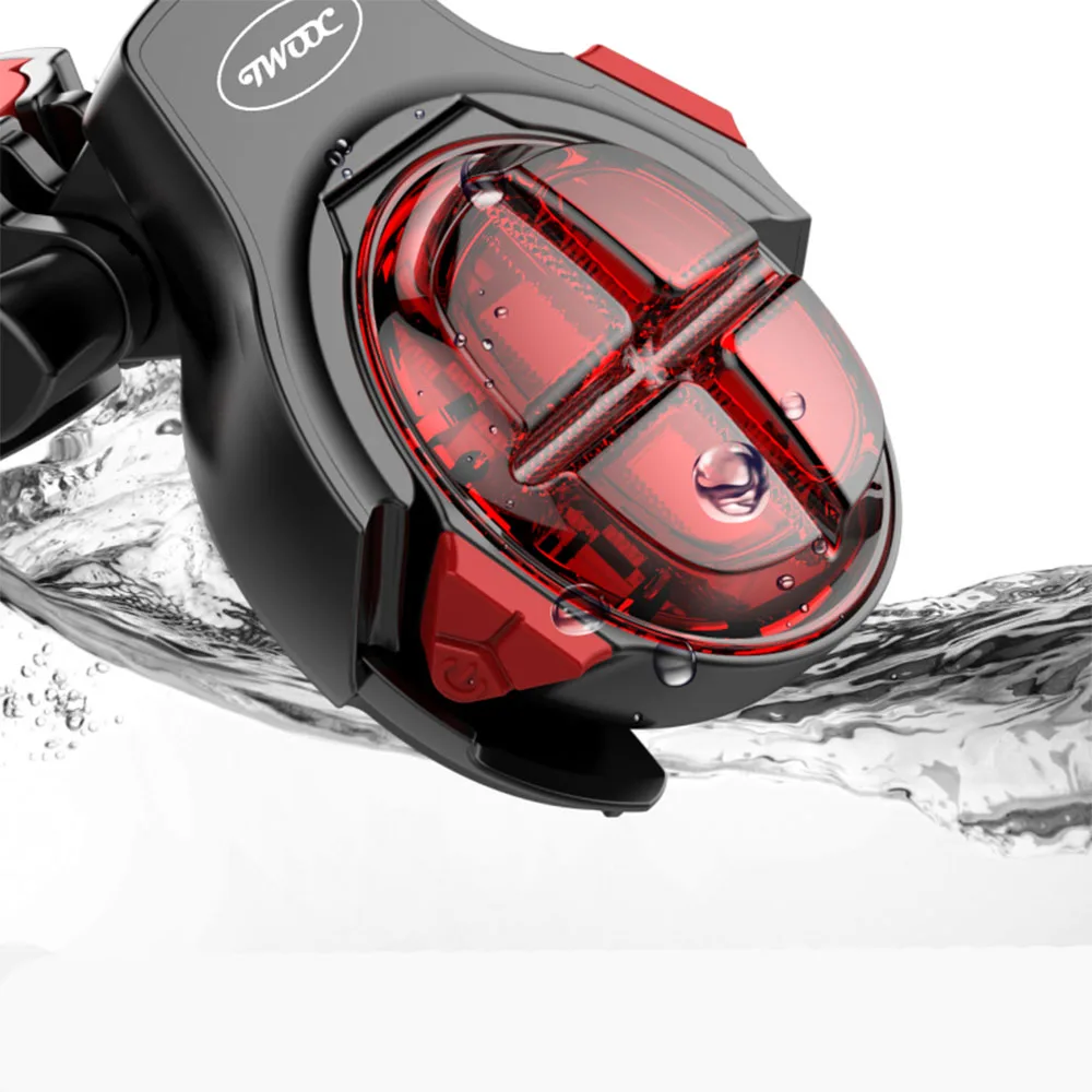 5 Режимов Заднего Света велосипедный светодиодный перезаряжаемый USB умный тормоз