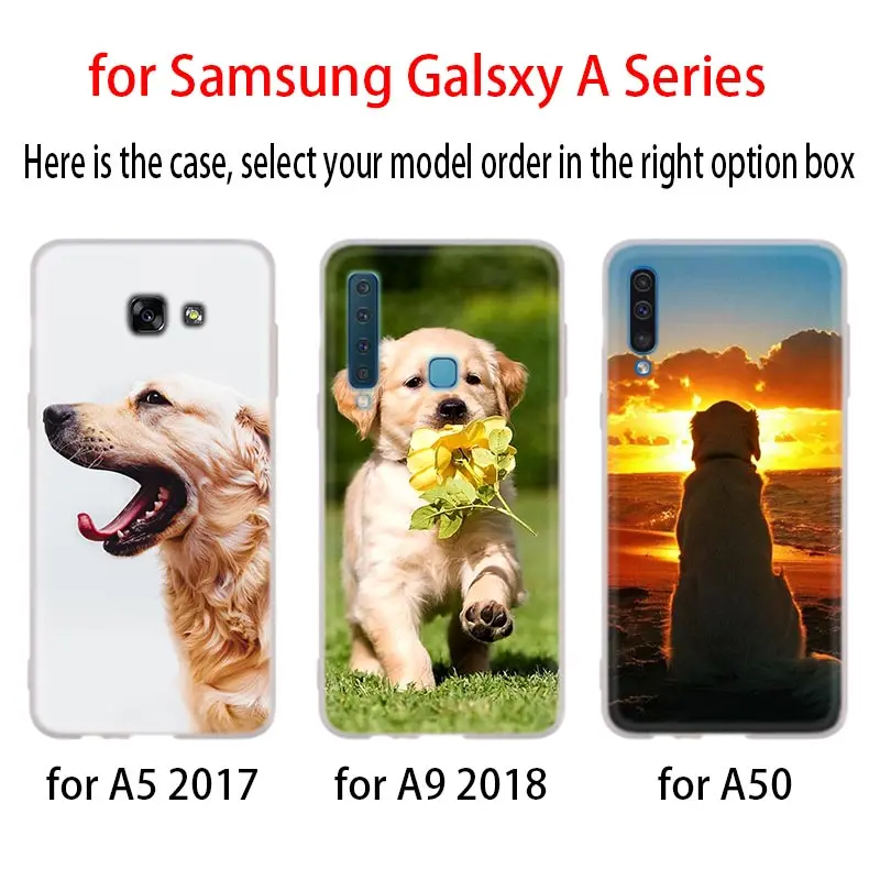 Собак ретривера Лабрадора чехол для телефона для samsung Galaxy A10 A20 A30 A40 A50 A60 A70 A6 A8 плюс A7 A9 A3 A5 чехол Coque