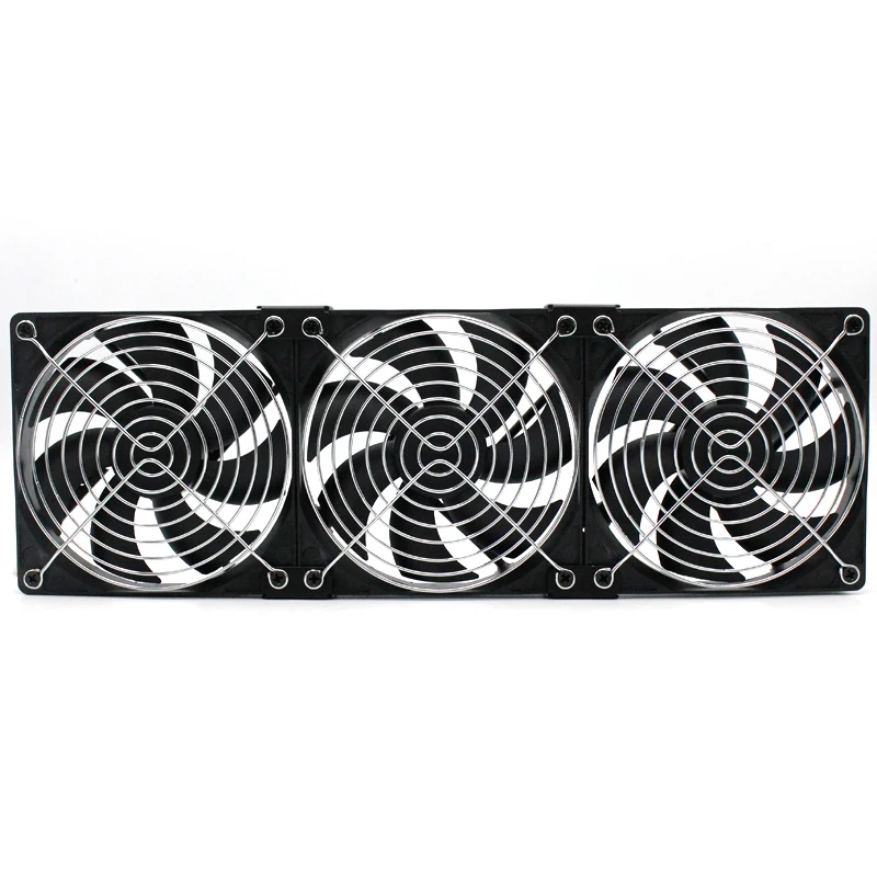 

120mm 12025 3pin DC 12V silent cooling fan combination for PC cooler and cryptocurrency mining Ethereum /ETH / ETC / ZCash
