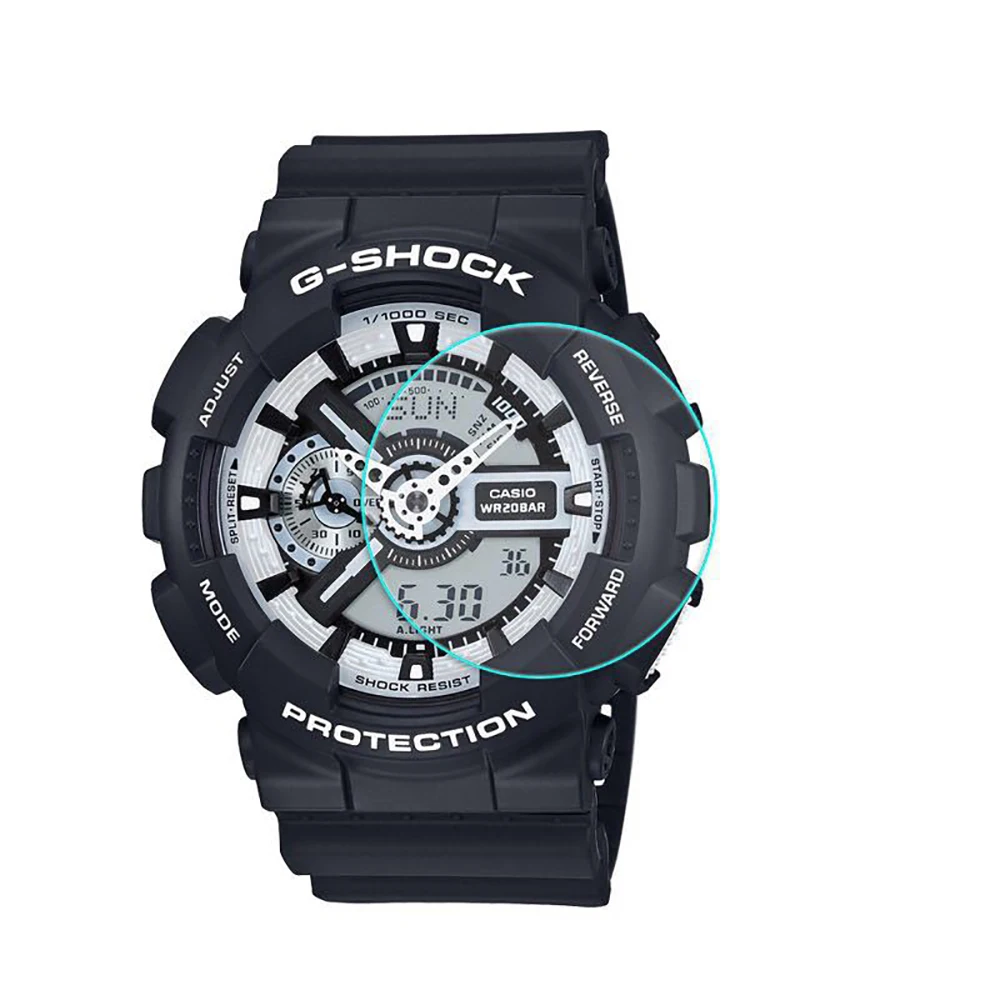 3 шт/партия для Casio GA100 GA110 часы защитная пленка прозрачная ga100/110 2.5D 9H Закаленное