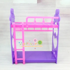 Бесплатная доставка, подарок на день рождения для девочки, пластиковая кровать для куклы Барби, мини кукла Келли, игровой домик, аксессуары, подарок, игрушка для девочки