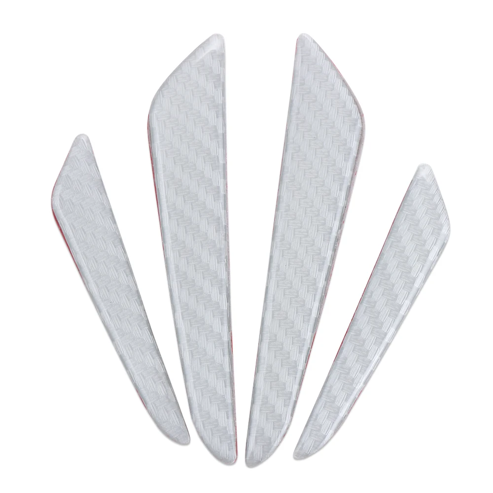 Черная/Серебристая защита дверей автомобиля боковых краев наклейки для Skoda/ Octavia /