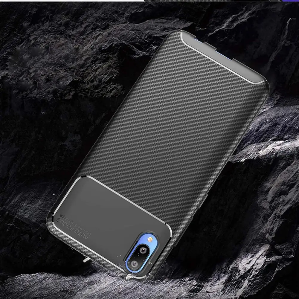 ДЛЯ Vivo V11 чехол Pro Чехол из углеродного волокна Текстура ударопрочный ТПУ задняя