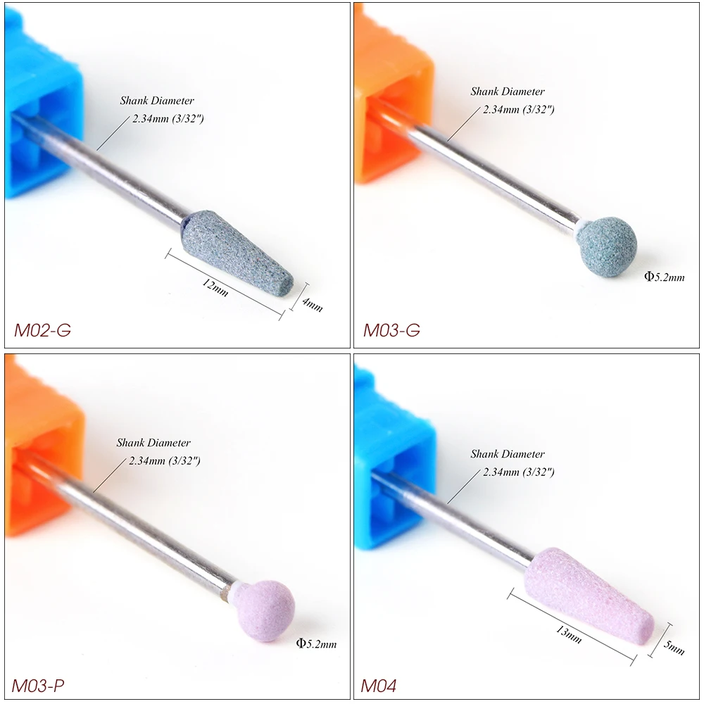 Full Beauty Electric Cutter Manicure Nail Drill Silicone Rubber Ceramic Burr Mills Carbide Pedicure Nail Art Accessories CH065-1