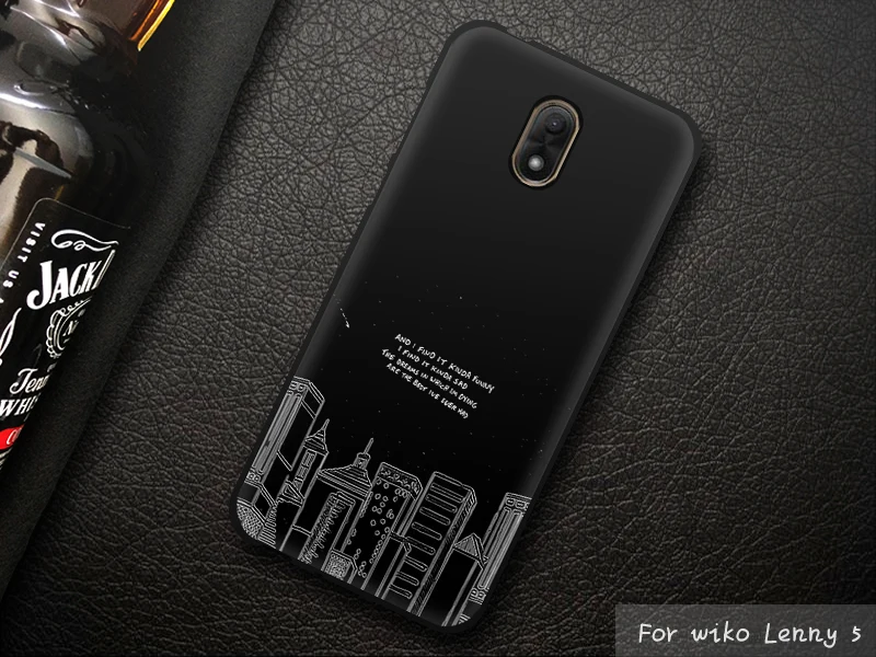 JURCHEN чехол с мультяшным принтом для телефона Wiko Lenny 5 Чехол Мягкий матовый Силиконовый из ТПУ задняя крышка для Wiko Lenny 5 Чехол Lenny5