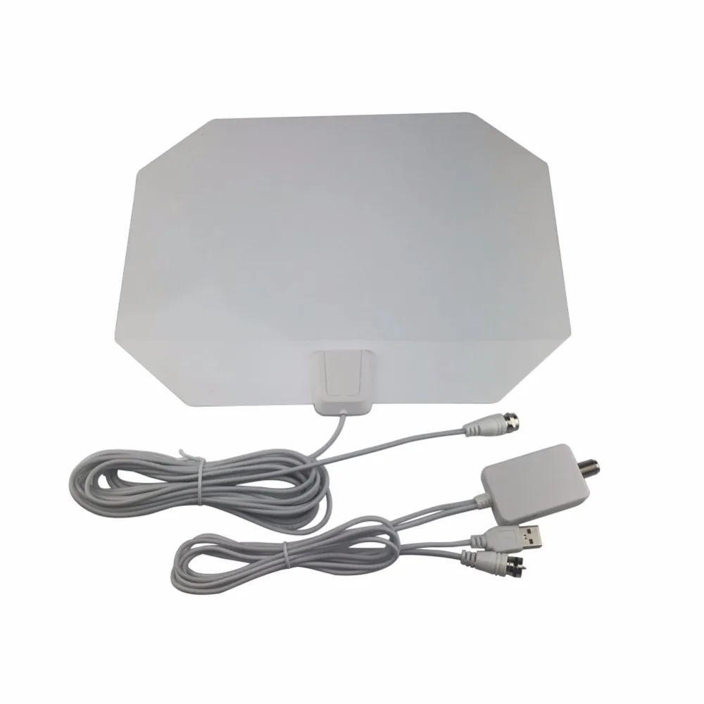 Universal Indoor TV Antenna ATSC High Definition Digital Signal Receiving Amplified with Amplifier | Электроника