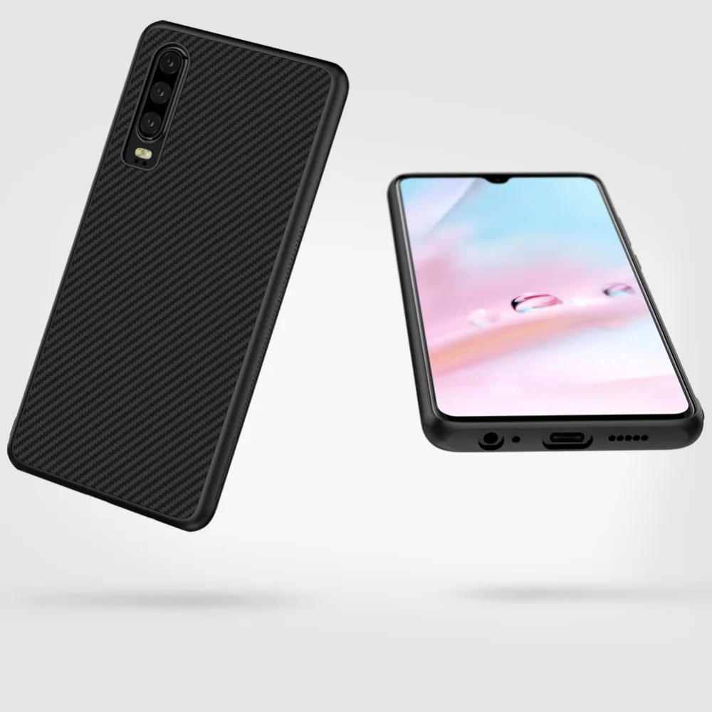 Чехол для huawei P30, жесткая задняя крышка из синтетического волокна Nillkin, железный магнитный чехол для huawei P30 Pro/P30 Lite