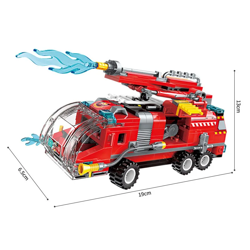 8В1 313 шт детские строительные блоки игрушки Совместимые Legoingly city Jet fire truck фигурки