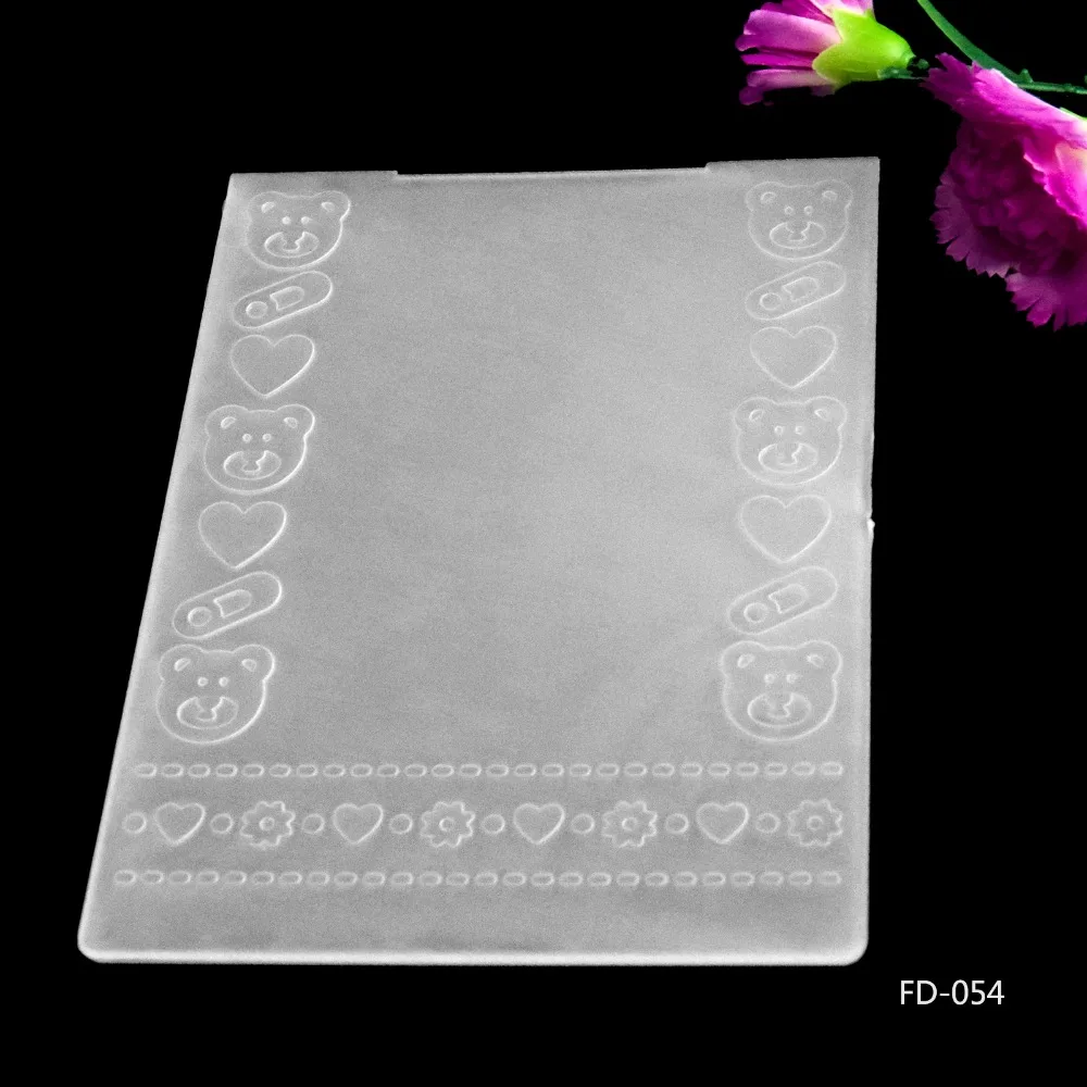 Альбом для скрапбукинга с рамкой маленьких медведей бумажные резные матрицы