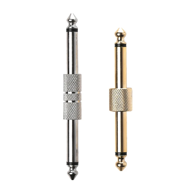 

1/4" 6.35mm MONO Jack Male To Male Coupler Plug Adapter For Guitar Effects Pedal
