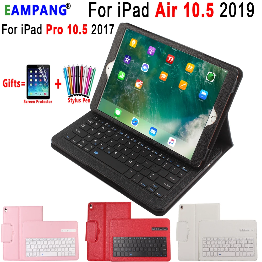 Кожаный чехол премиум класса для Apple iPad Air 10 5 2019 Pro A1701 A1709 съемный клавиатуры с