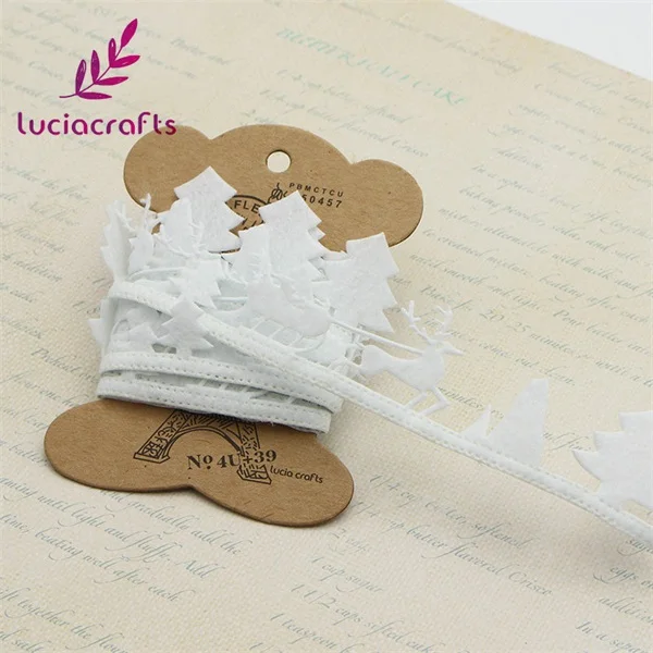type11 33mm Распродажа! Lucia crafts, 2 ярда, много вариантов, ручная работа, кружевная лента, самоклеющиеся, рождественские, вечерние, рождественские украшения, аксессуары Q0804 - Цвет: type11 33mm
