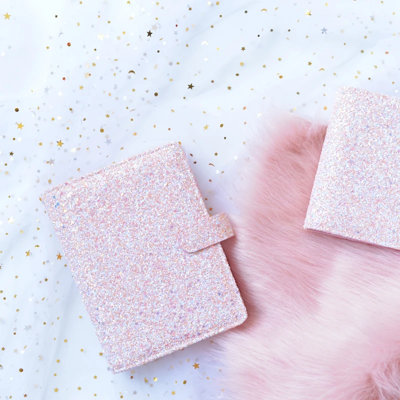 Lovedoki серии Sequins записная книжка спиральный планировщик A5A7 розовый личный дневник записная книжка s и дневники, школьные канцелярские принадлежности