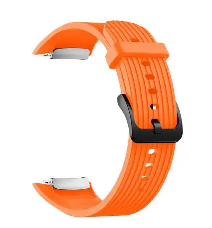 Сменный ремешок для наручных часов браслет для samsung gear Fit 2 Pro ремешок спортивный силиконовый ремешок для samsung Fit 2 Strap ремешок - Цвет ремешка: orange