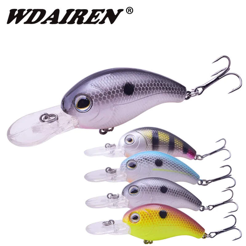 WDAIREN wobbler Jerkbait 4 цвета 7 5 см 9 8 г жесткая Приманка Minnow Crank рыболовные приманки Bass Fresh