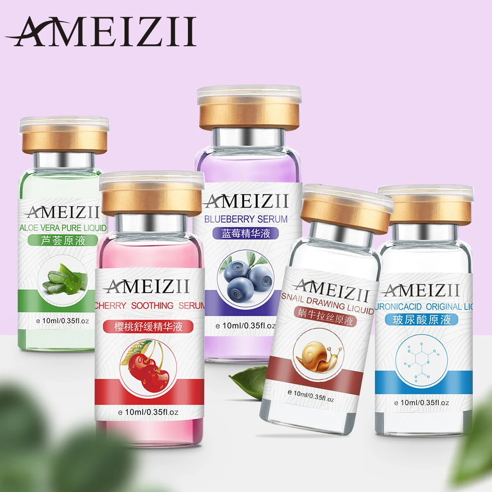 Сыворотка для лица серии Ameizii чистая гиалуроновая кислота отбеливающая