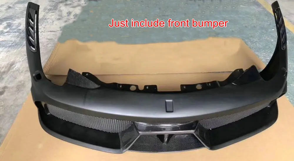 FRP передний бампер для FERRARI 458 бодикит передние бамперы оптом передний бампер