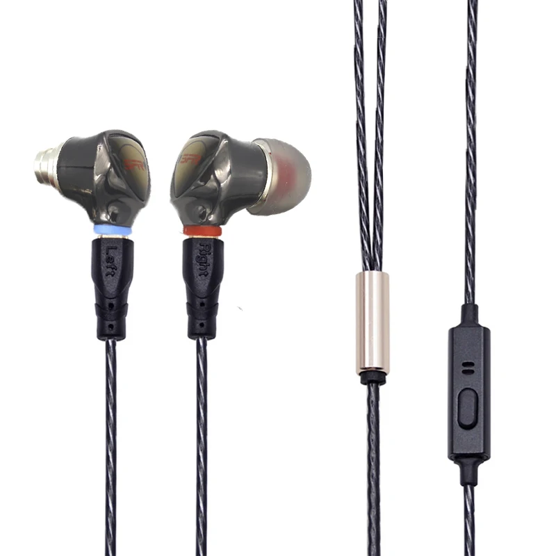 Наушники с медным покрытием провод mmcx кабель с микрофоном для shure SE425 SE215 SE535 se846 наушники гарнитура Обновление Аудио senfer XBA PT15 DT6