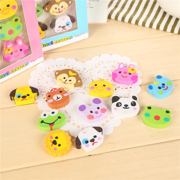 6 шт./кор. Милая фотобумага и резина для школы канцелярские принадлежности офиса