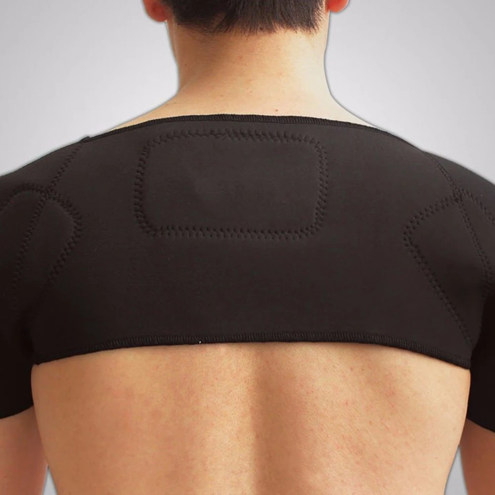 Ourmaline Selfheating Shoulder Support Massager Magnetic Cervical Frozen Pad Massage Dropshipping back support massager | Красота и