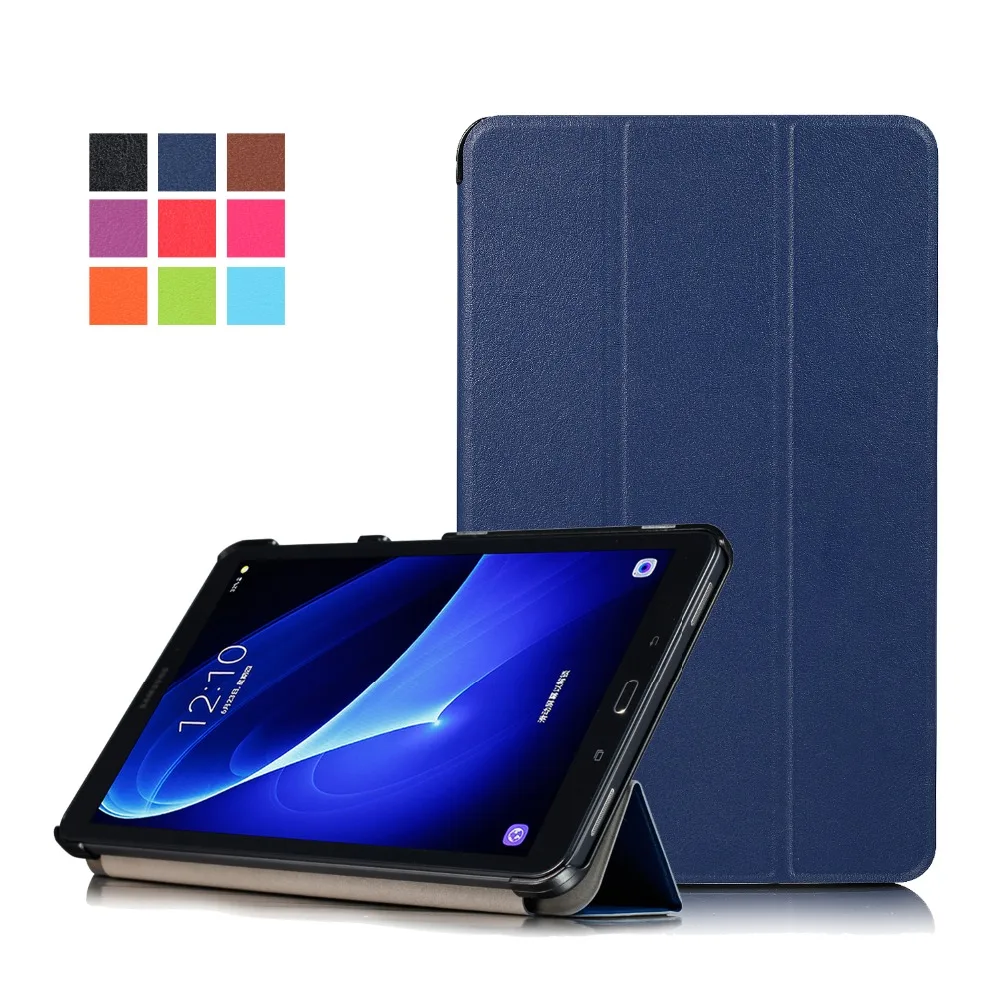 Чехол для samsung Galaxy Tab A 10,1 SM-T580 T585 из искусственной кожи чехол для планшета с функцией автоматического сна/пробуждения чехол для samsung Galaxy Tab A6 10,1 чехол