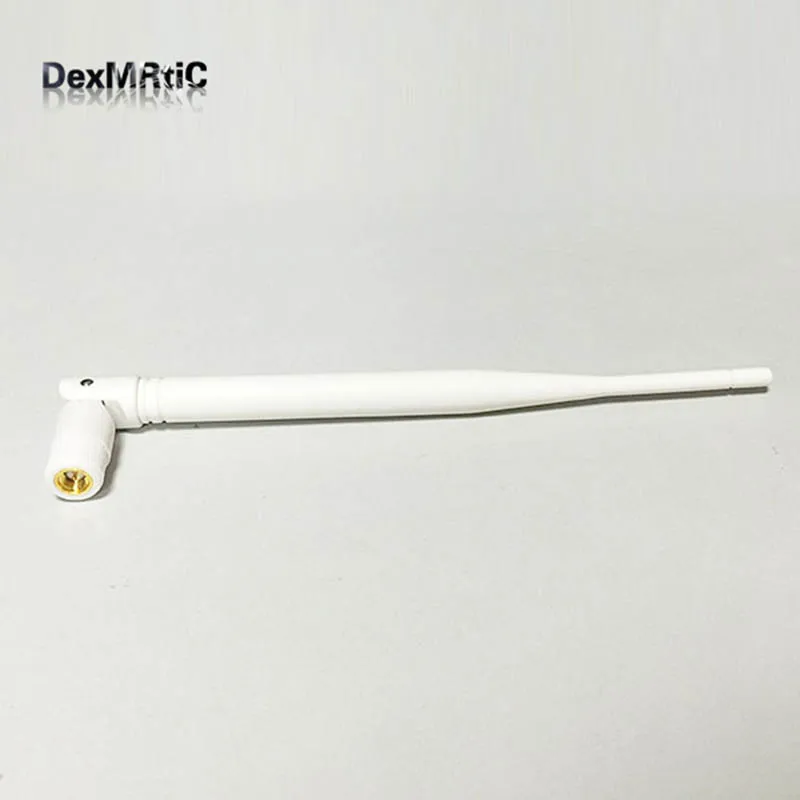 Антенна OMNI SMA 6 дБи с высоким коэффициентом усиления 2 4 ГГц белая 20 см|wifi antenna