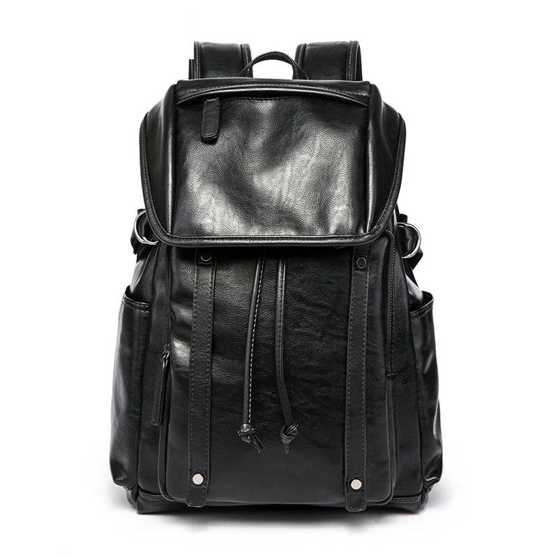 Мужской кожаный рюкзак школьные ранцы мужские дорожные сумки женский для