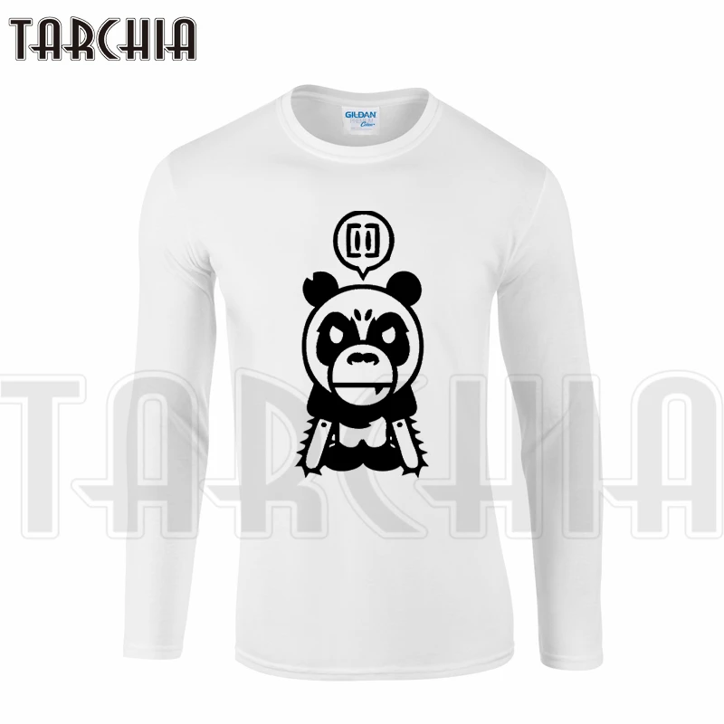 Футболка TARCHIA мужская с длинным рукавом брендовая тенниска из хлопка майка