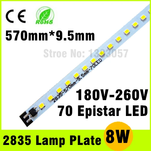 220 В светодиодный светильник 5 Вт 6 Вт 8 Вт 10 Вт 5730smd светодиодный PCB с Epistar чип интегрированный IC драйвер холодный белый теплый белый алюминиевая пластина