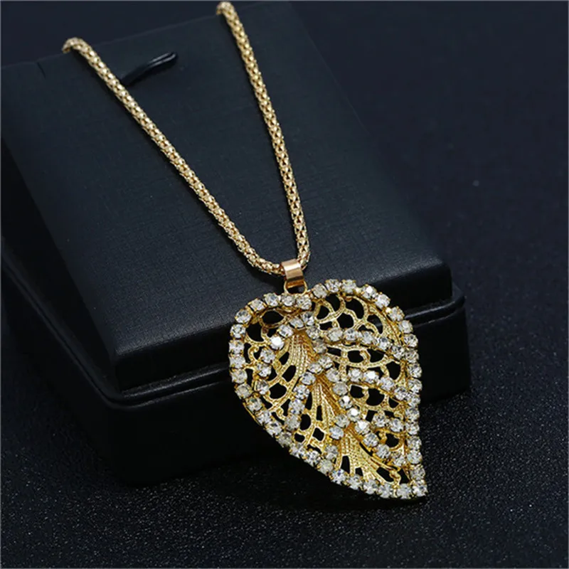 Модное универсальное изысканное металлическое женское ожерелье с подвеской