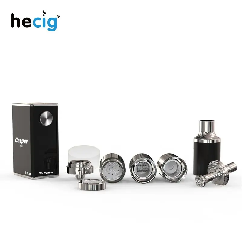 Hecig воск и сухой травы испаритель Casper Trio коробка мод вейп-комплект электронной