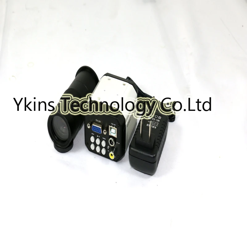 Полный комплект 3 в 1 цифровой промышленный микроскоп камера VGA USB CVBS ТВ выходы для