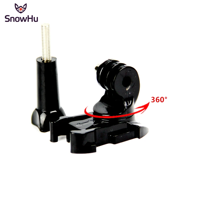 Аксессуары SnowHu для Gopro вращающийся на 360 градусов J Hook Buckle адаптер Go Pro Hero 9 8 7 6 5 Yi 4K