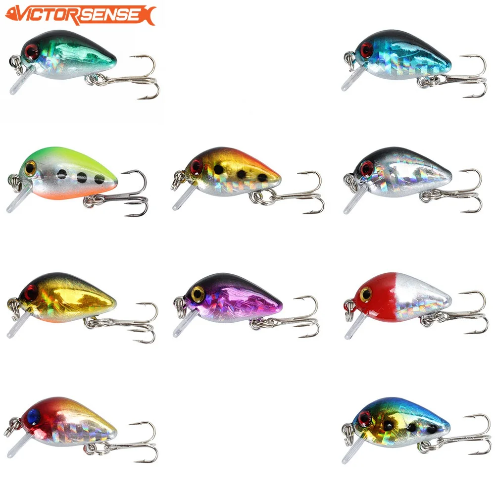 Викторсенс Crankbait рыболовные приманки 3 см 1 7 г Topwater Isca Minnow жесткая приманка воблер