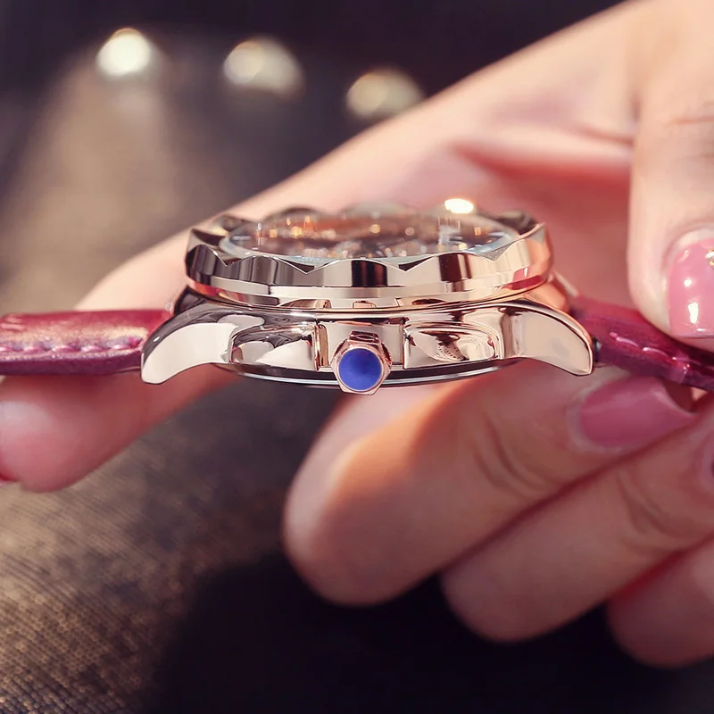 Mashali брендовые модные роскошные женские кварцевые часы блестящие с вращением