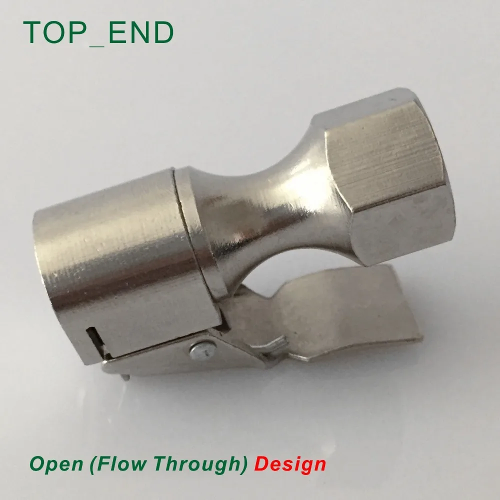 2 шт. x пневматический патрон открытая (проточная) конструкция никелированная