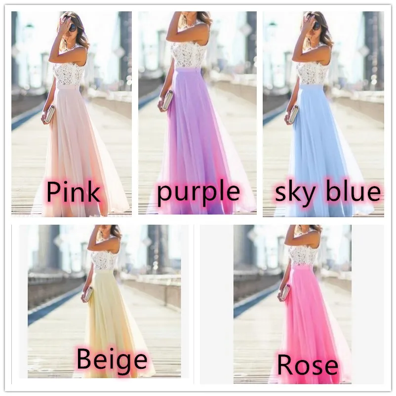 Кружевной стеганый шифоновый элегантное платье макси шифоновое романтическое