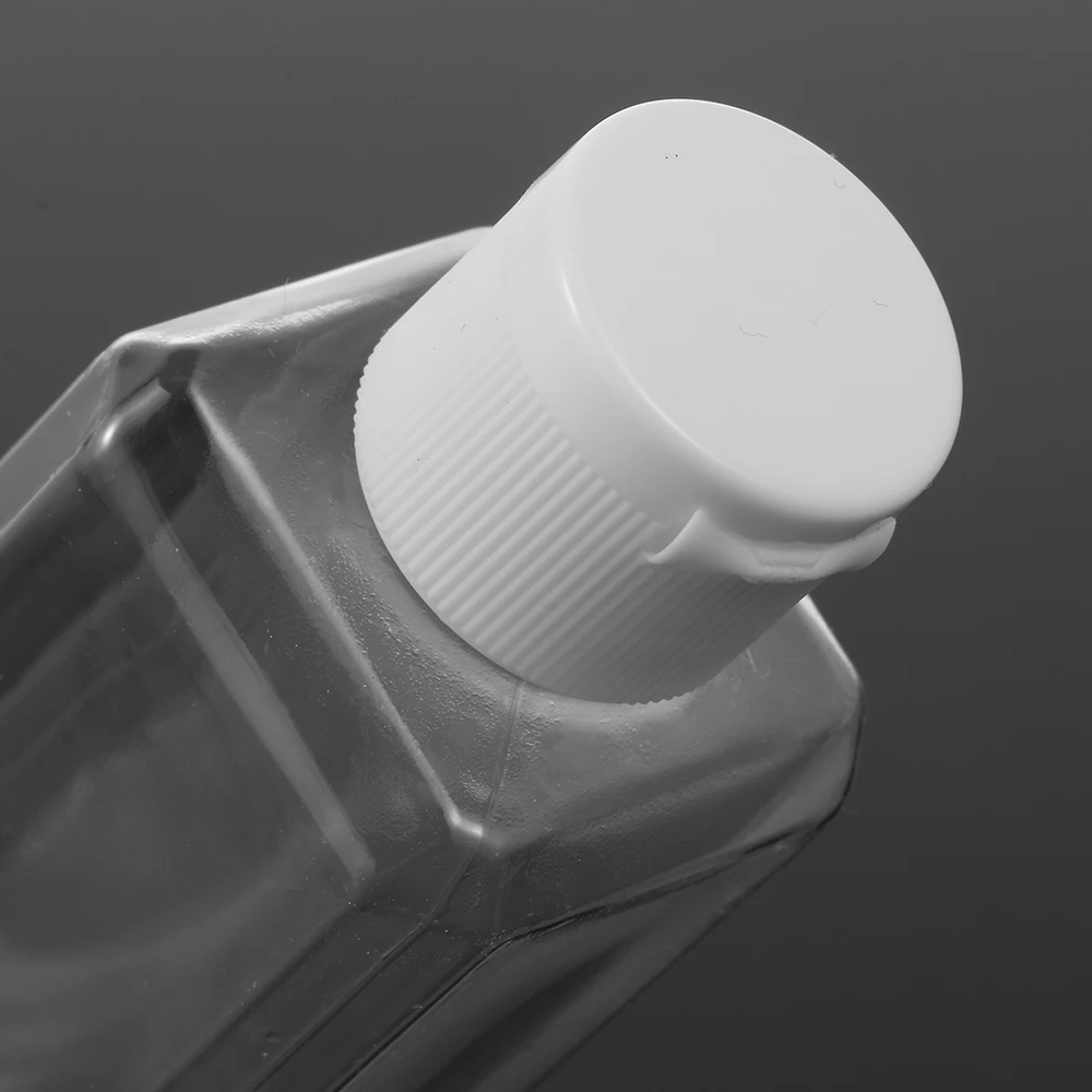 1 шт милый 100 мл прозрачный флип топ крышка многоразовая бутылка маленький