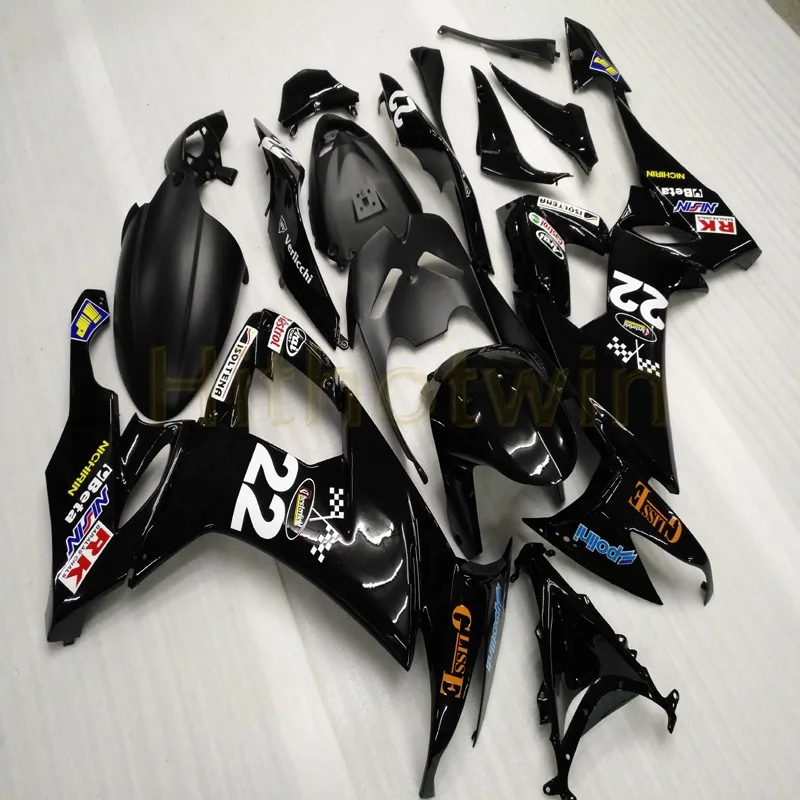 Пользовательские мотоцикла Обтекатели для ZX10R 2008 2009 2010 ZX-10R 08-10 комплект боди +