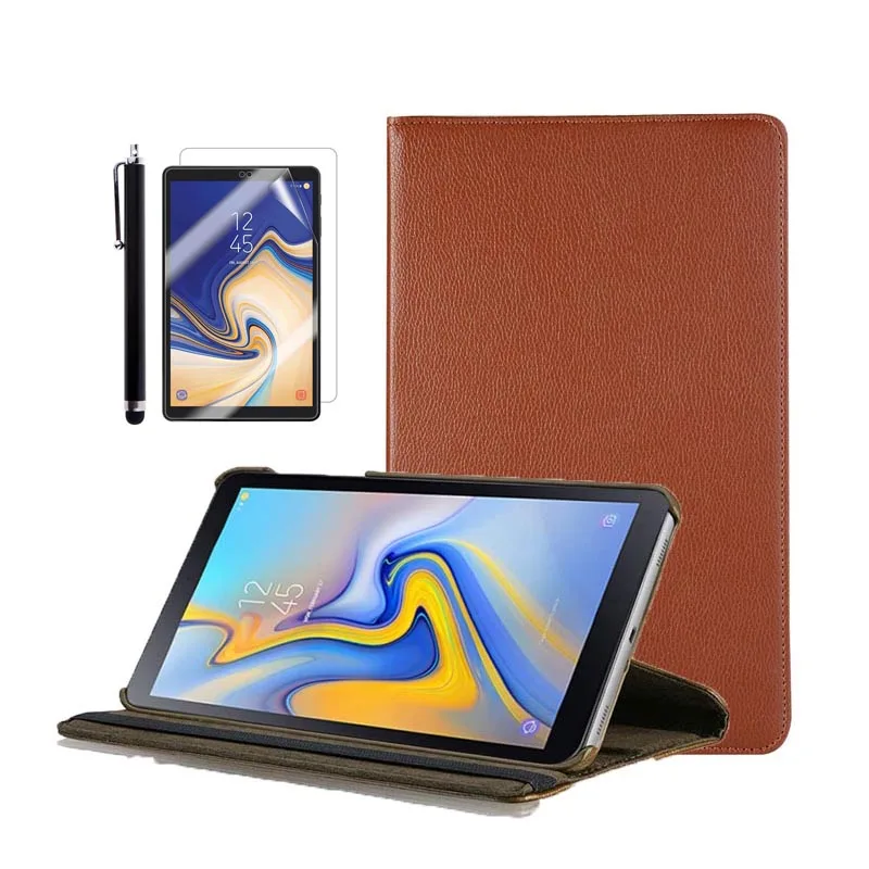 Складной чехол с флип-стойкой эксклюзивный для Galaxy Tab A Tablet 10,5 дюймов SM-T590(Wi-Fi)/SM-T595(LTE)+ стилус+ пленка для экрана