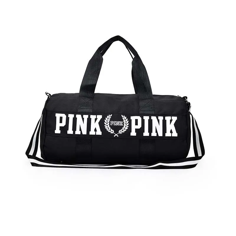 Travel Bag 14 Raisvern, расшитый блестками розовый спортивный костюм с буквенным принтом, Женский комплект из двух предметов, футболка, топы и штаны, комплект, костюмы, повседневный облегающий комплект из 2 предметов - Цвет: Travel Bag 14