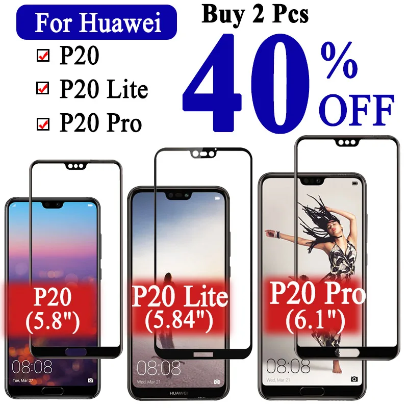Закаленное стекло для huawei p20 lite pro защитное huwei p 20 световая защита экрана защитный
