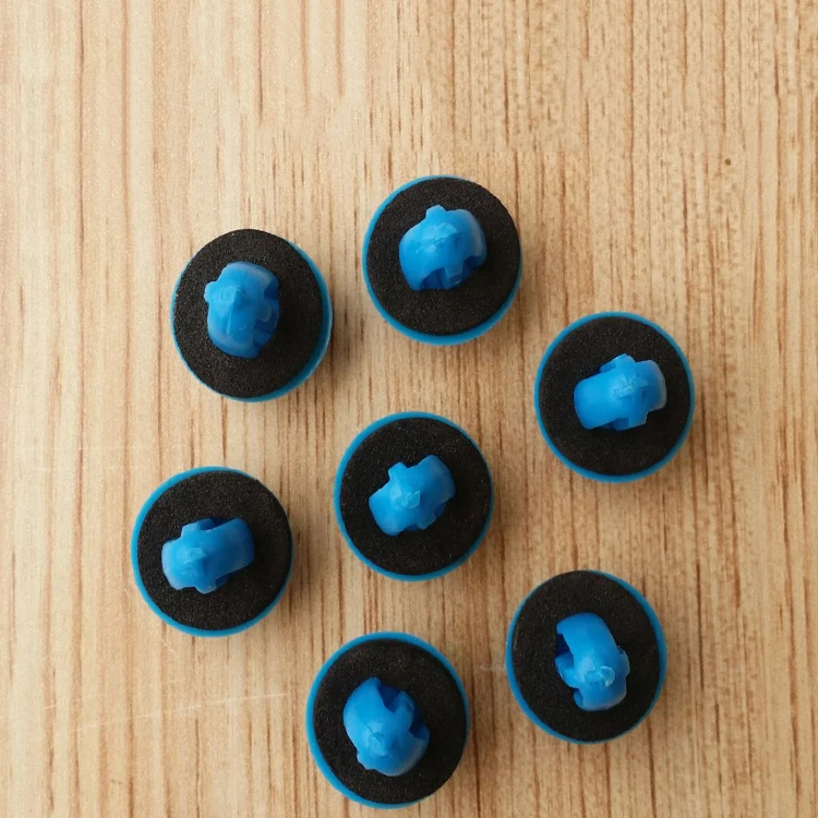 Высокое качество авто Стайлинг двери Push-In заклепки Крепежные Зажимы синий 50 шт