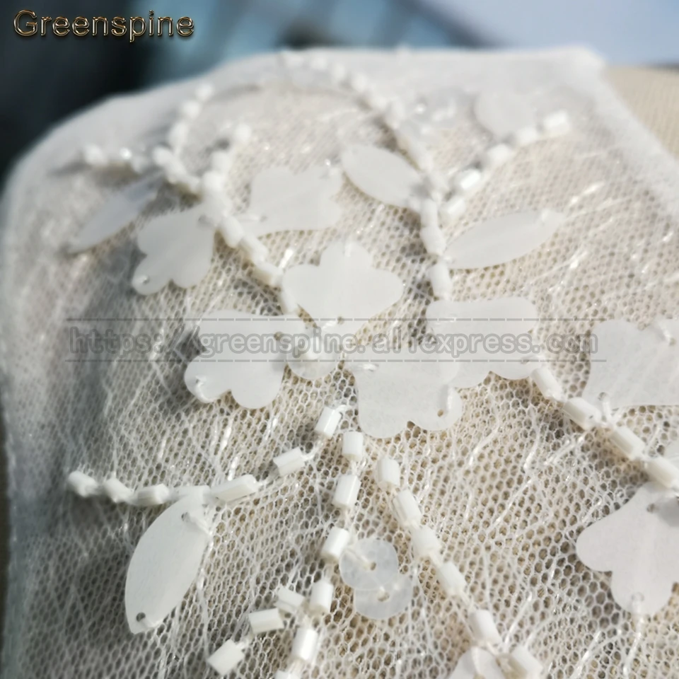 Женское свадебное платье с блестками Greenspine цвета слоновой кости расшитое